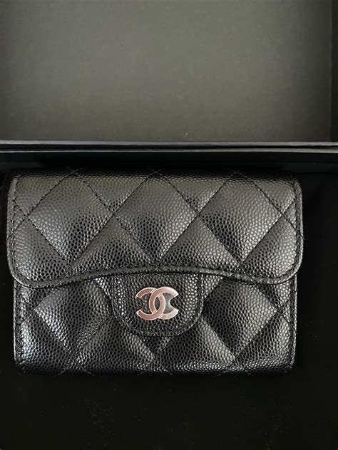 chanel xl card holder|chanel flap card holder price.